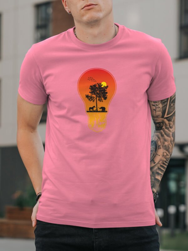 Men's Round Neck Half Sleeve T-Shirt – Bulb